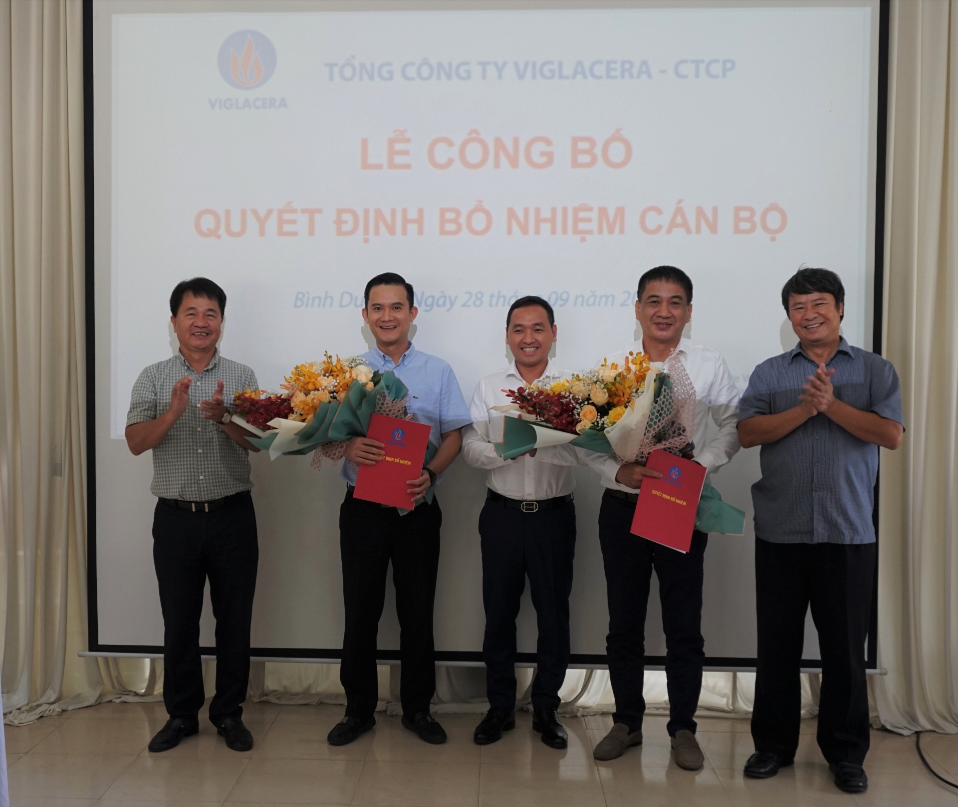 Tổng công ty Viglacera – CTCP bổ nhiệm hai tân Phó Tổng giám đốc Tổng công ty
